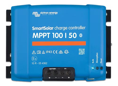 Controlador SmartSolar MPPT 100/50. Marca Victron