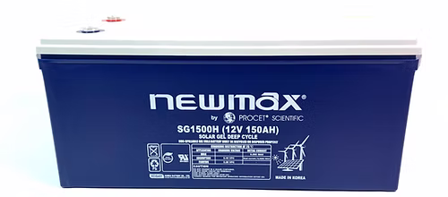 Batería de GEL 12V, 150Ah, Ciclo Profundo, NewMax