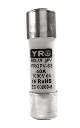 Fusible DC 40A, 1000V, YRO
