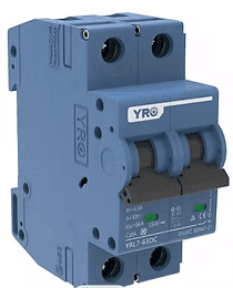 Breaker DC 2P, 16A, 550V, YRO