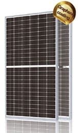 Panel solar Monocristalino 550W, 24V, Media Celda, Bifacial, Grafeno ZNSHINE