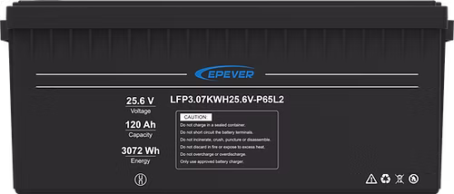 Batería Litio 120AH 25.6V Epever